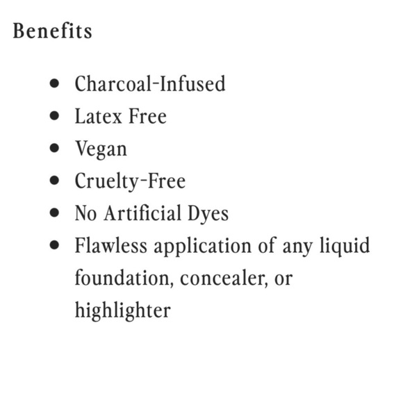 Charcoal Infused Sponge Beauty Blender | NEW | Billion Dollar Beauty BDB - Picture 3 of 7